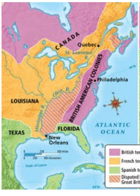 North America 1754 Map Worksheet Answer Key